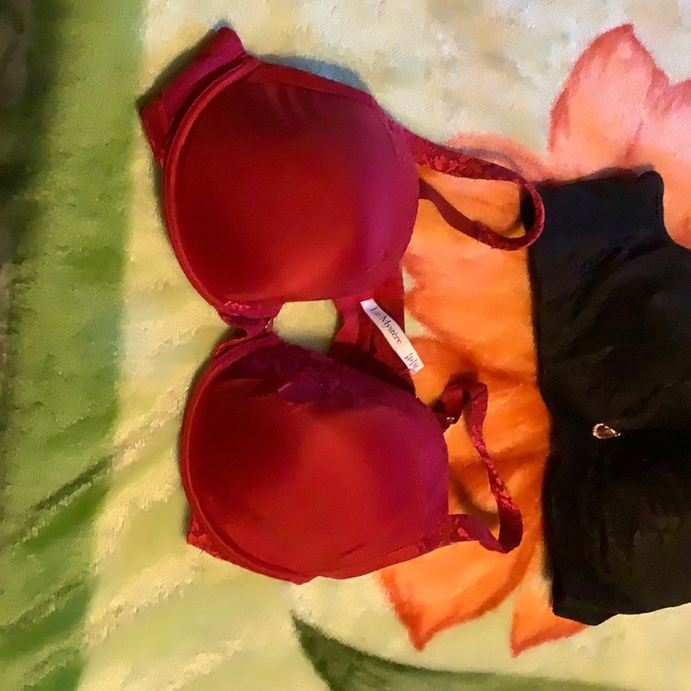La Mystere  38D red bra